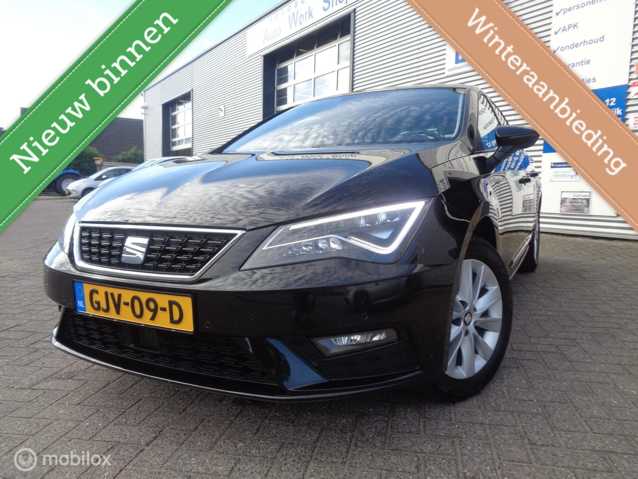 Seat Leon - 1.5 TSI 130pk Business Style/Airco/ECC/Cruise/Full LED/Lm velgen/Trekhaak/1st eig - AutoWereld.nl