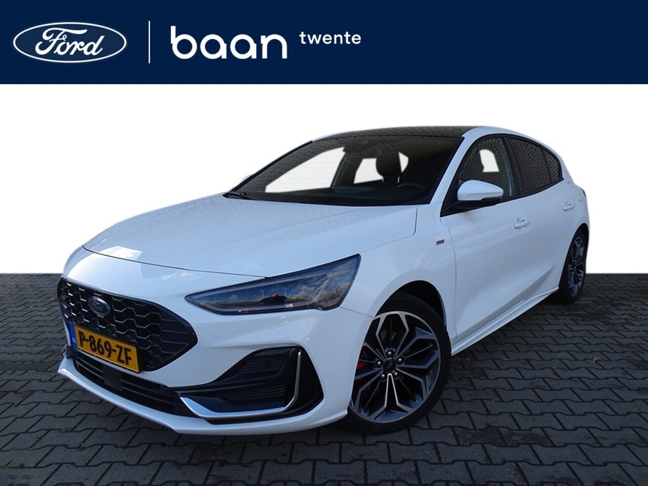 Ford Focus - 1.0 Turbo 155pk Mild Hybride ST Line Vignale Camera / Afn. Trekhaak / Panoramadak / leder - AutoWereld.nl