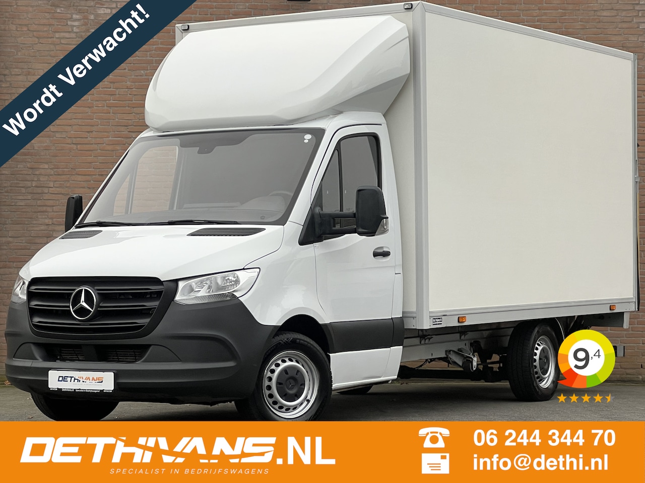 Mercedes-Benz Sprinter - 314CDI 143PK 9G-Tronic Bakwagen + Laadklep 20m³ - AutoWereld.nl