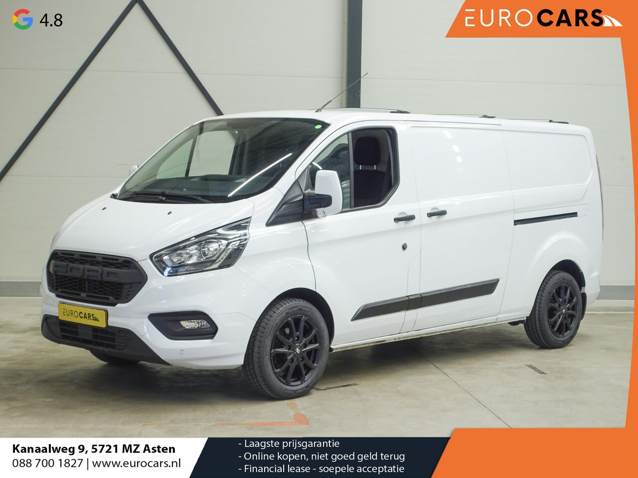 Ford Transit Custom - 130pk L2H1 Raptor Sport Editon 2x Schuifdeur Airco Cruise Control Parkeersensoren Trekhaak - AutoWereld.nl