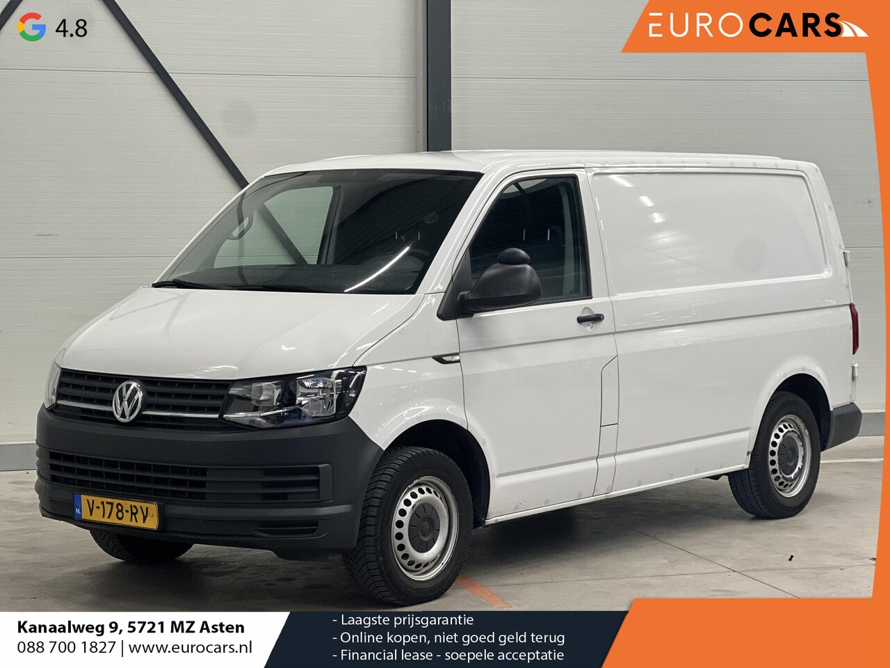 Volkswagen Transporter - 2.0 TDI 150pk L1H1 Comfortline DSG Automaat Airco Cruise Euro6 Bluetooth - AutoWereld.nl