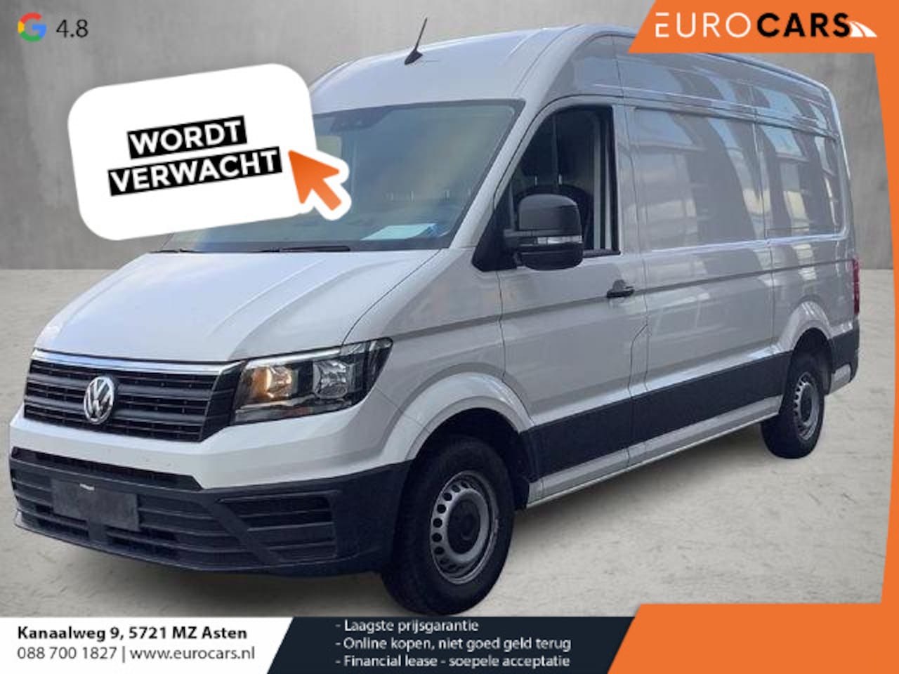 Volkswagen Crafter - 177pk Automaat L3H3/ L2H2 Apple Carplay Camera Cruise control Trekhaak Airco Standkachel - AutoWereld.nl