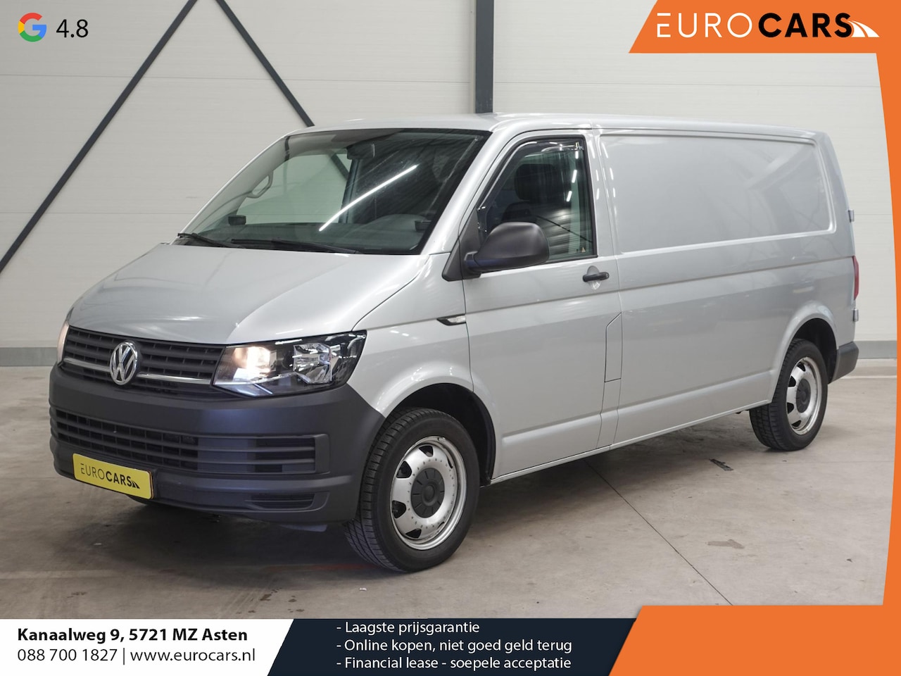 Volkswagen Transporter - 2.0 TDI 204pk Automaat L2H1 Trekhaak Airco Cruise control Euro6 Radio bluetooth - AutoWereld.nl