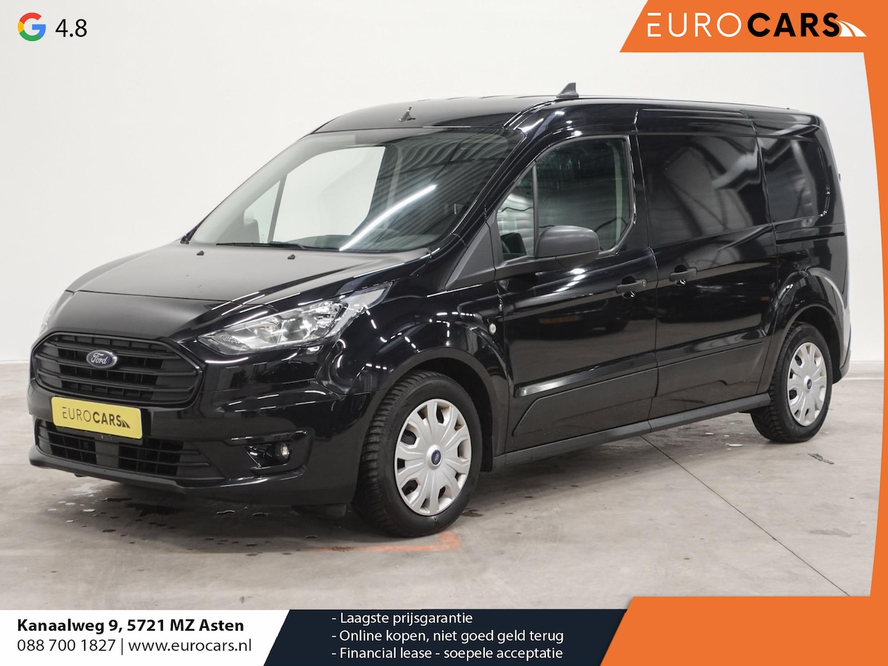 Ford Transit Connect - 1.5 TDCI 120pk Automaat 2x Schuifdeur Carplay Camera Trekhaak Airco Cruise control - AutoWereld.nl