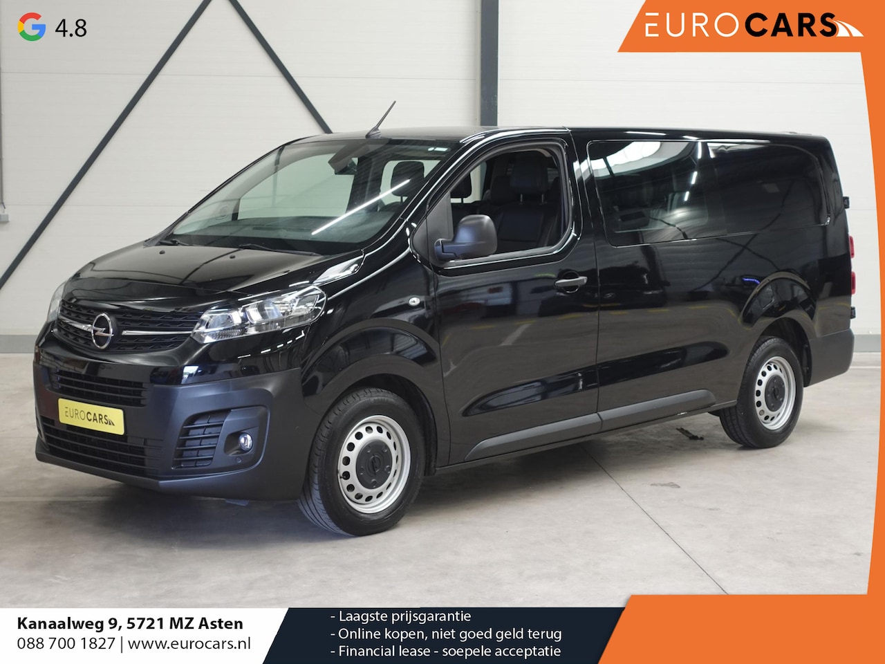 Opel Vivaro - 1.5 CDTI L3H1 Dubbele Cabine Edition Airco Navigatie Bluetooth Parkeersensoren 6-Zits Came - AutoWereld.nl