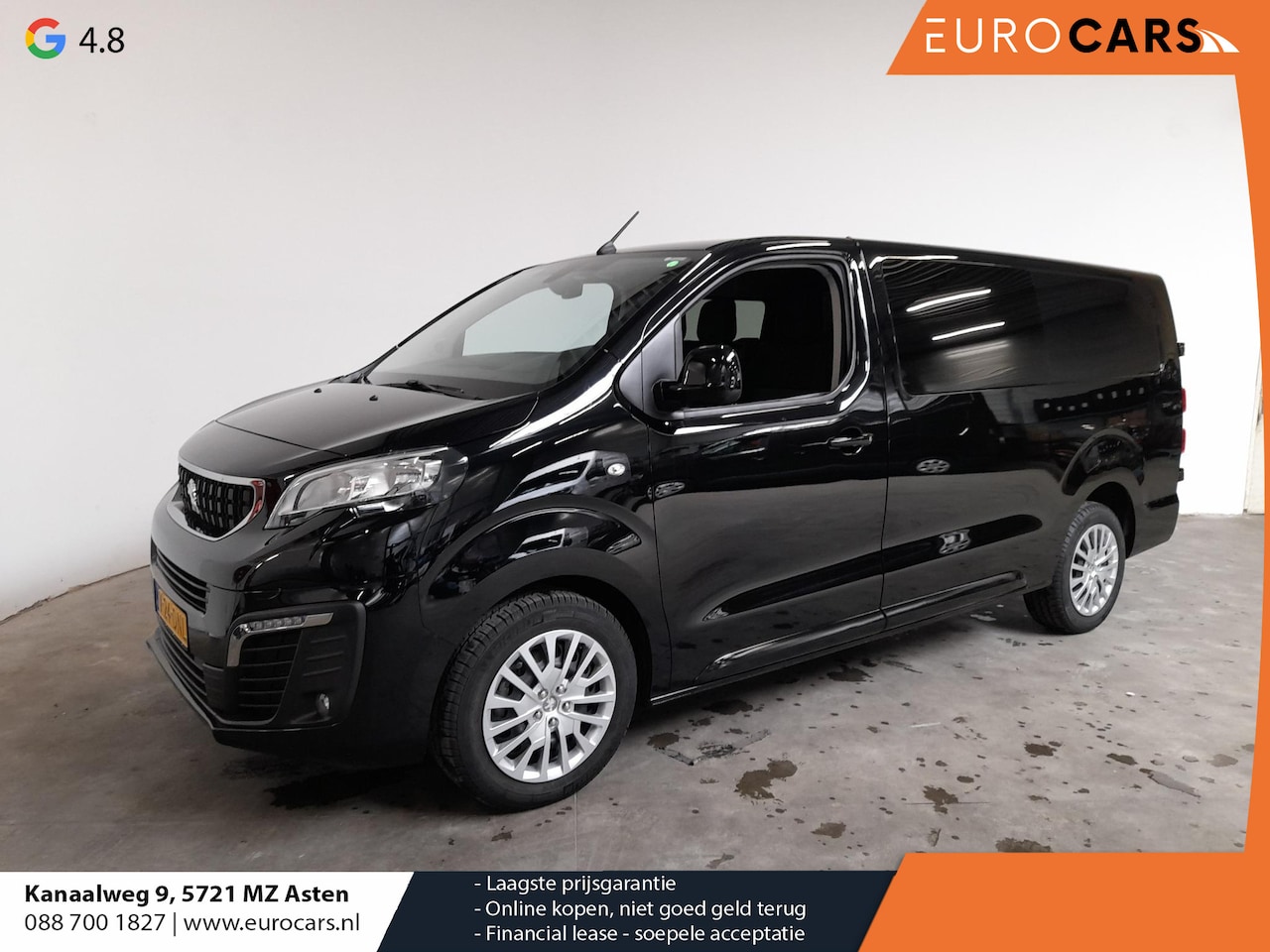 Peugeot Expert - 2.0 BlueHDI 180 Long Premium Dubbele Cabine Aut. Airco Bluetooth LM Velgen Look pakket - AutoWereld.nl