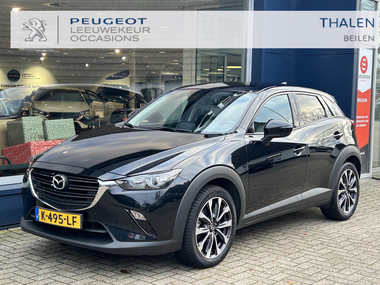 Mazda CX-3 - 2.0 SkyActiv-G 121 Sportive All Season banden | Navigatie | Lederen bekleding | Parkeersen - AutoWereld.nl