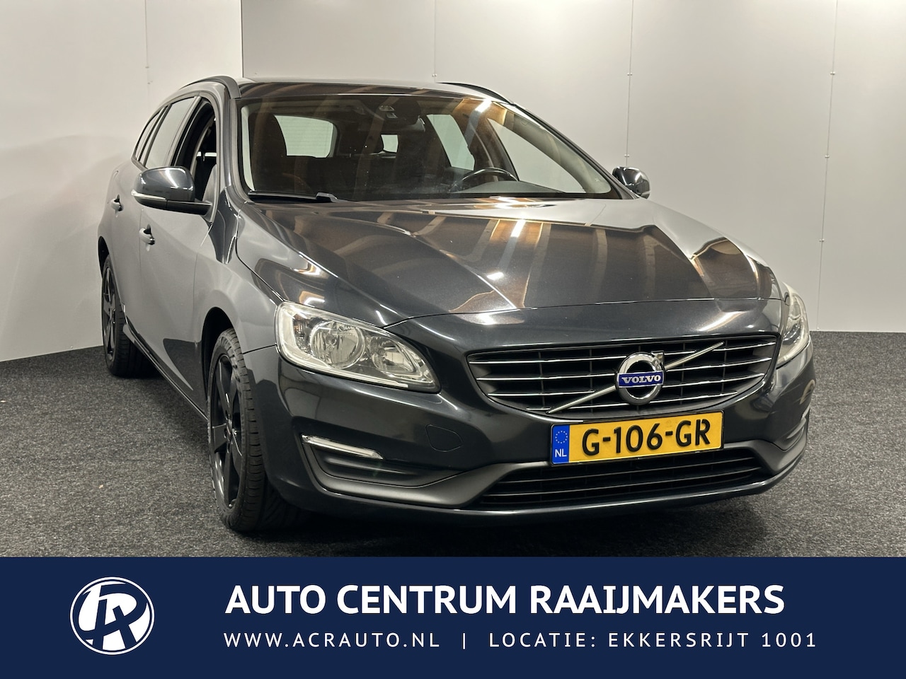 Volvo V60 - 1.6 D2 Momentum NAVIGATIE CRUISE CONTROL CLIMATE CONTROL BLUETOOTH TELEFOON MEDIA VOORBERE - AutoWereld.nl