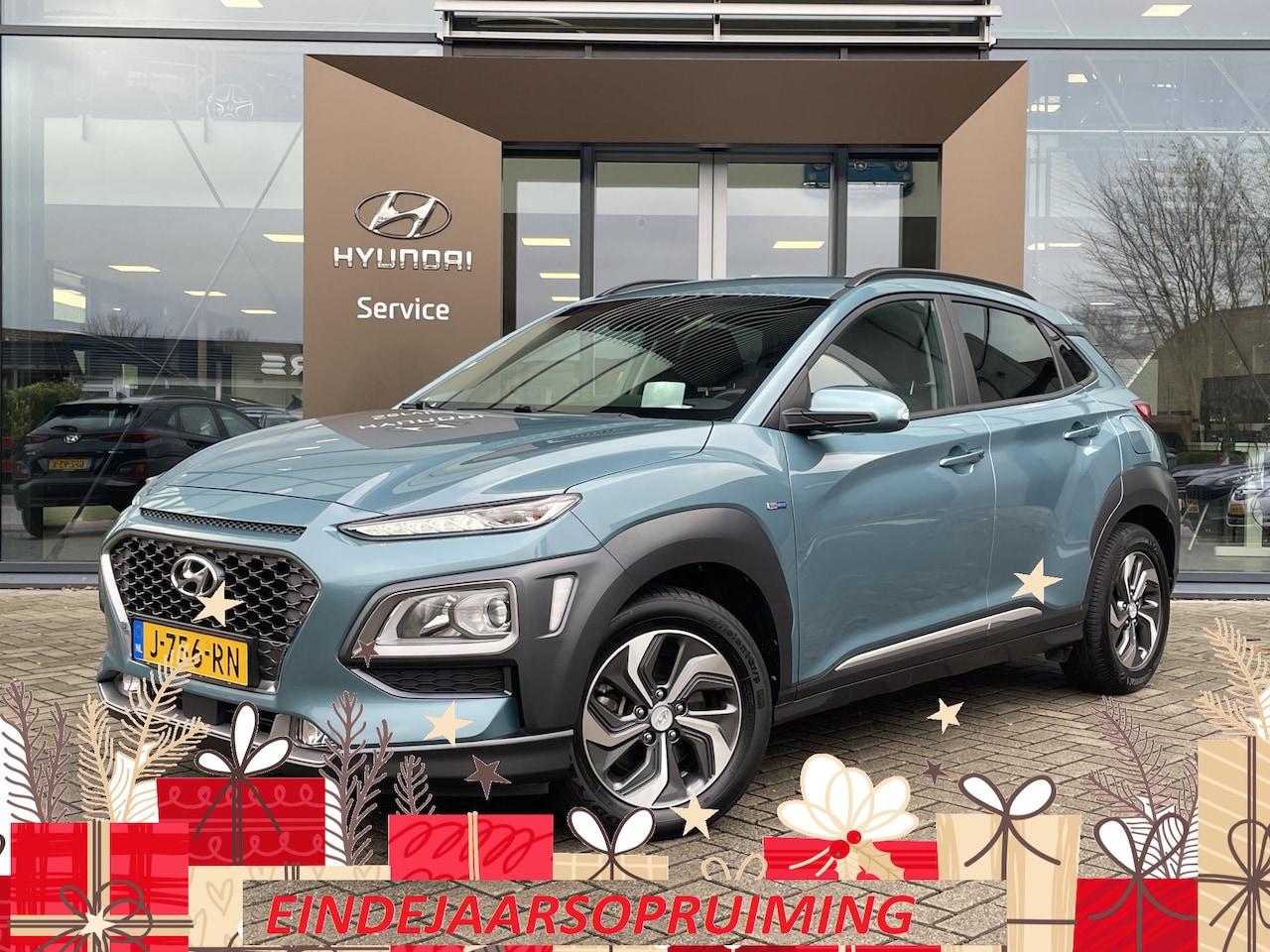 Hyundai Kona - 1.6 GDI HEV Fashion | Navigatie | Trekhaak | Cruise control Adaptief | Hybrid - AutoWereld.nl