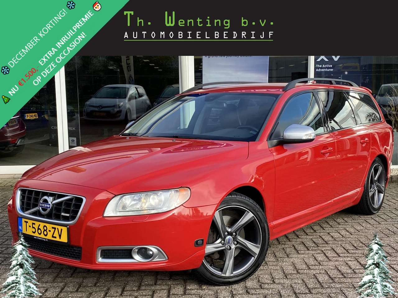 Volvo V70 - 2.5T Summum | Stoelverwarming voor + achter | parkeersensoren achter | Lederen interieur | - AutoWereld.nl