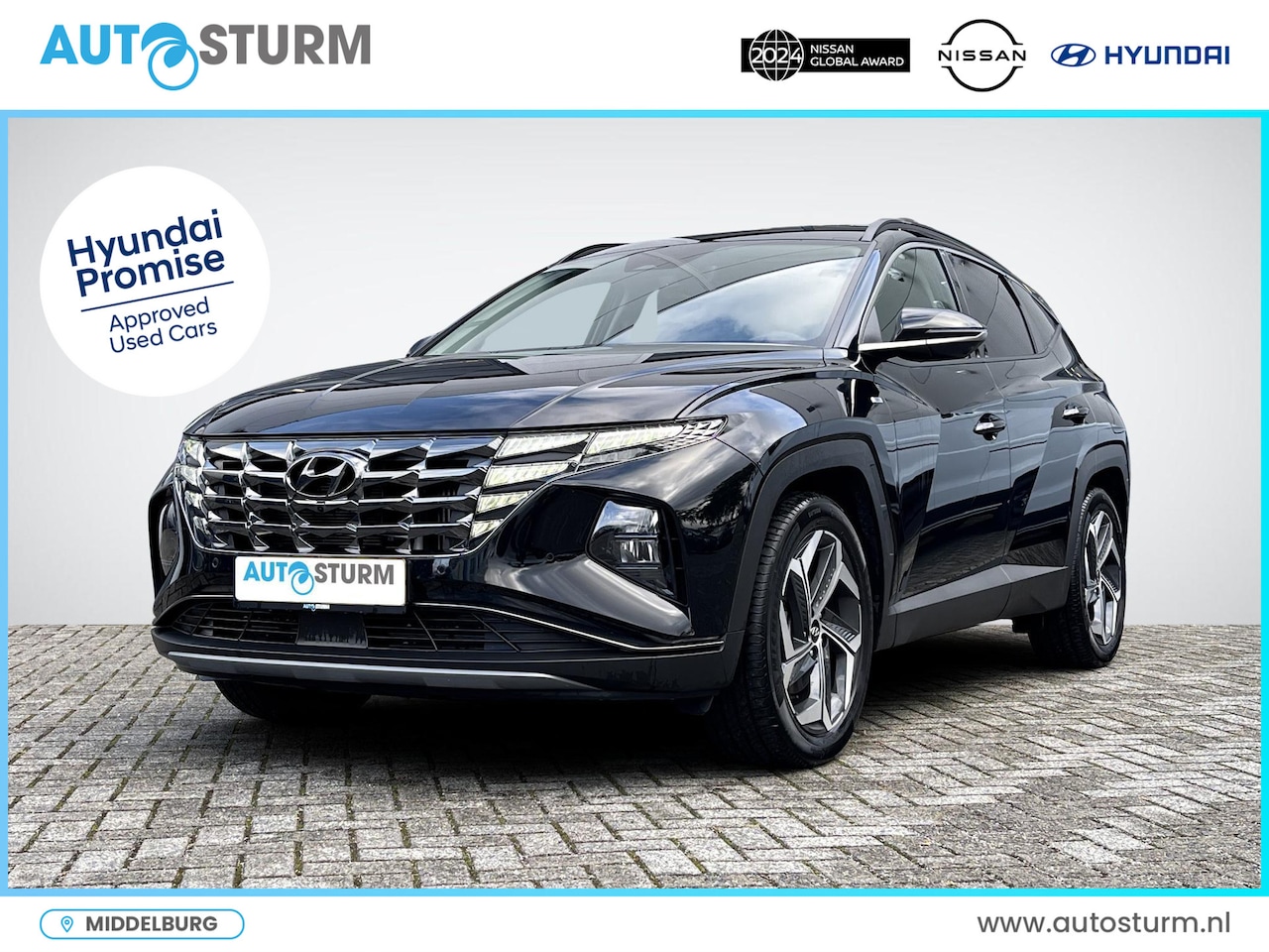 Hyundai Tucson - 1.6 T-GDI MHEV Premium | Vol-Leder | Digitaal Instrumentenpaneel | Adapt. Cruise Control | - AutoWereld.nl