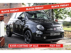 Fiat 500 - 1.0 Hybrid Club 2022 ZWART | Airco | Apple CarPlay