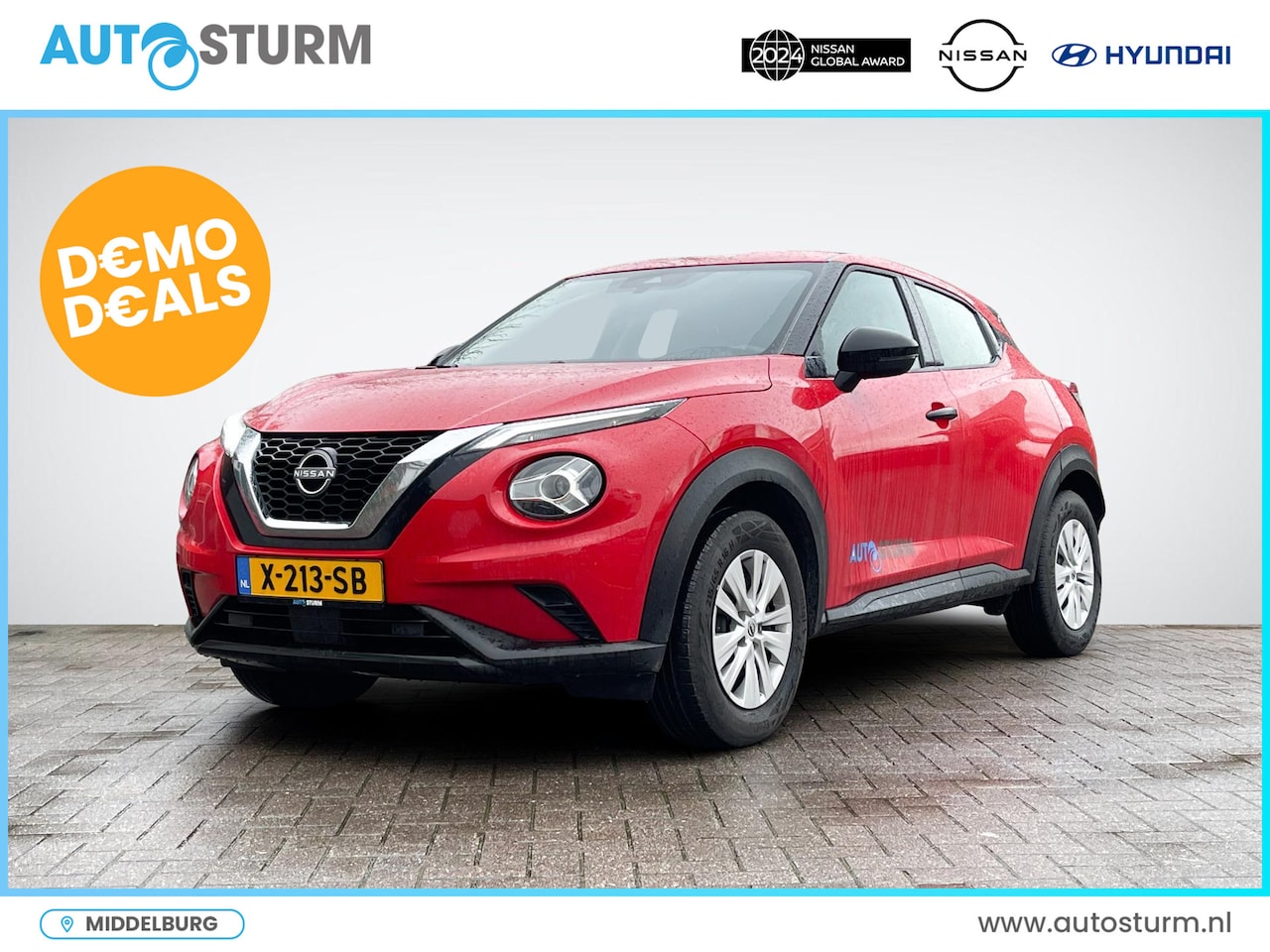 Nissan Juke - 1.0 DIG-T Visia | Cruise Control | Airco | LED Koplampen | Radio-MP3 Speler | Bluetooth Te - AutoWereld.nl