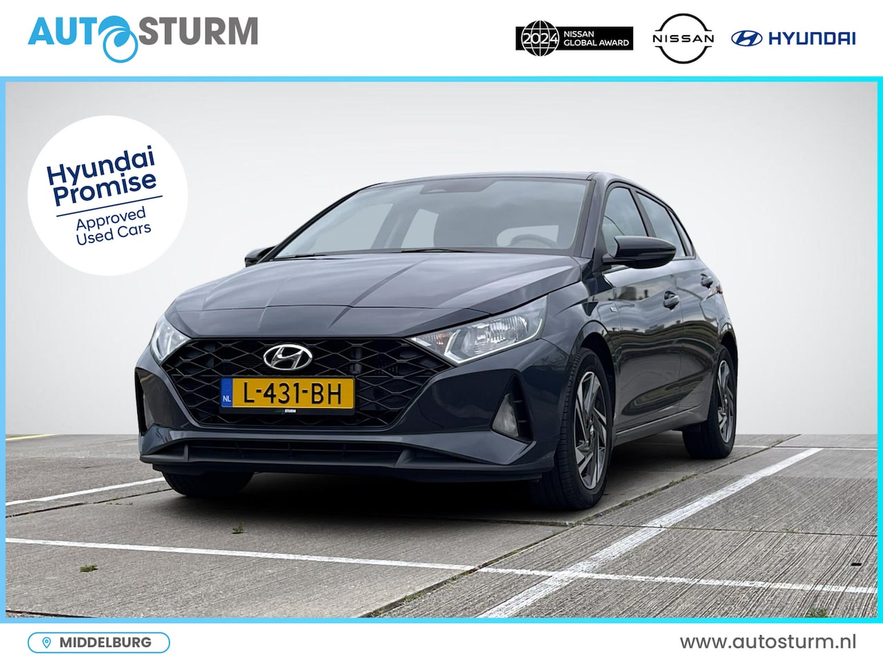 Hyundai i20 - 1.0 T-GDI Comfort | Apple Carplay/Android Auto | Camera | Dodehoek Detectie | Cruise Contr - AutoWereld.nl