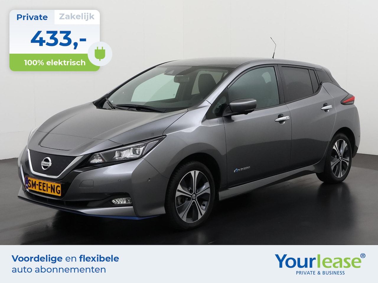 Nissan LEAF - Tekna 62 kWh | 433,- Private Lease | 392,- na subsidie - AutoWereld.nl