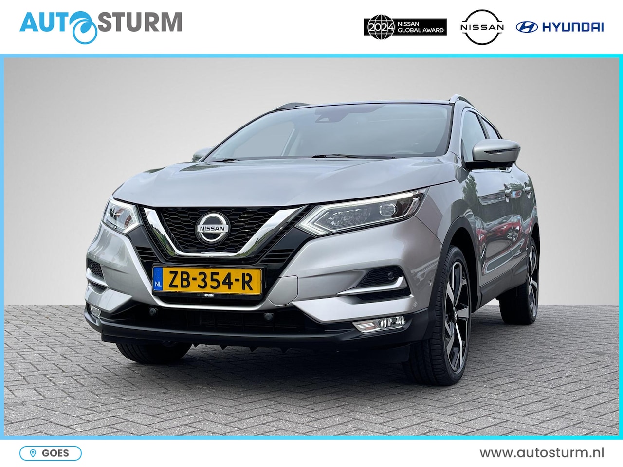 Nissan Qashqai - 1.2 Tekna | Trekhaak | Panoramadak | Navigatie | Stoelverwarming | 360° Camera | LED Kopla - AutoWereld.nl