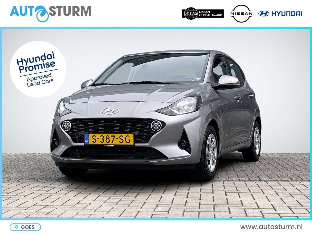 Hyundai i10 - 1.0 Comfort Smart | Navigatie Full-Map | Camera | Airco | Cruise Control | Apple Carplay/A - AutoWereld.nl