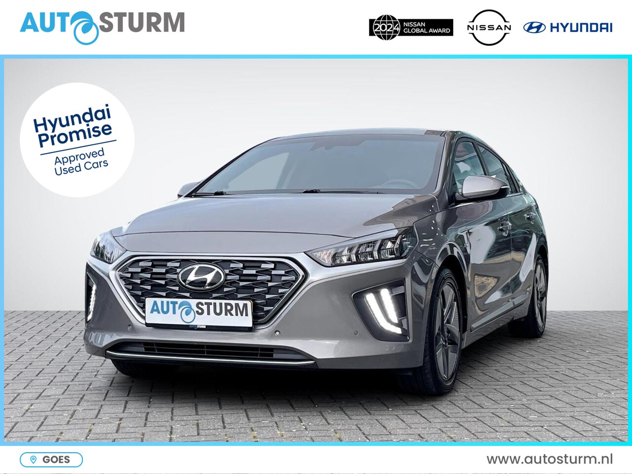 Hyundai IONIQ - 1.6 GDi Comfort Plus | Adapt. Cruise Control | Apple Carplay/Android Auto | Keyless Entry - AutoWereld.nl