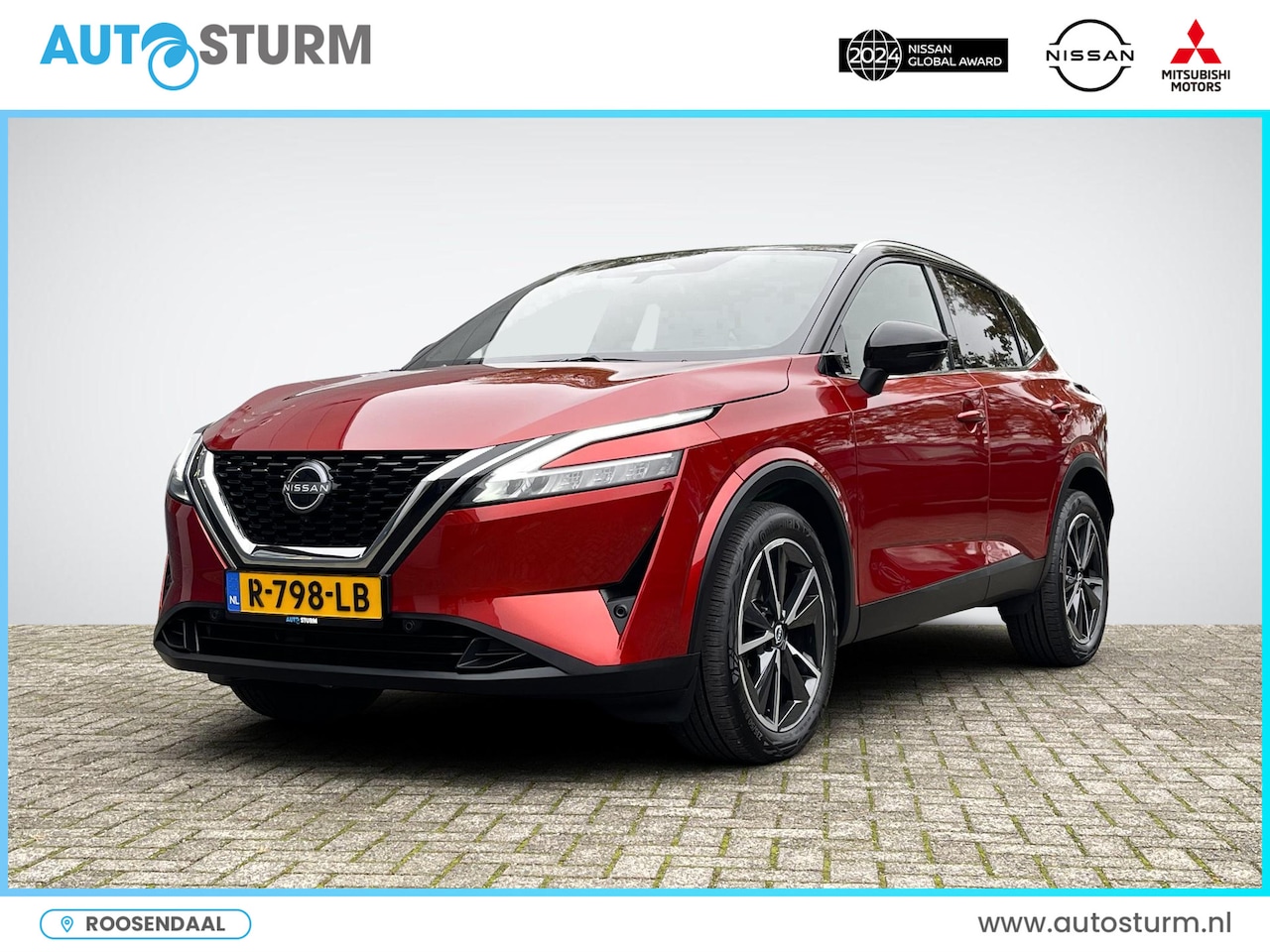 Nissan Qashqai - 1.3 MHEV Xtronic Tekna Design + Cold Pack | Stuur- + Stoelverwarming | Panoramadak | Head- - AutoWereld.nl