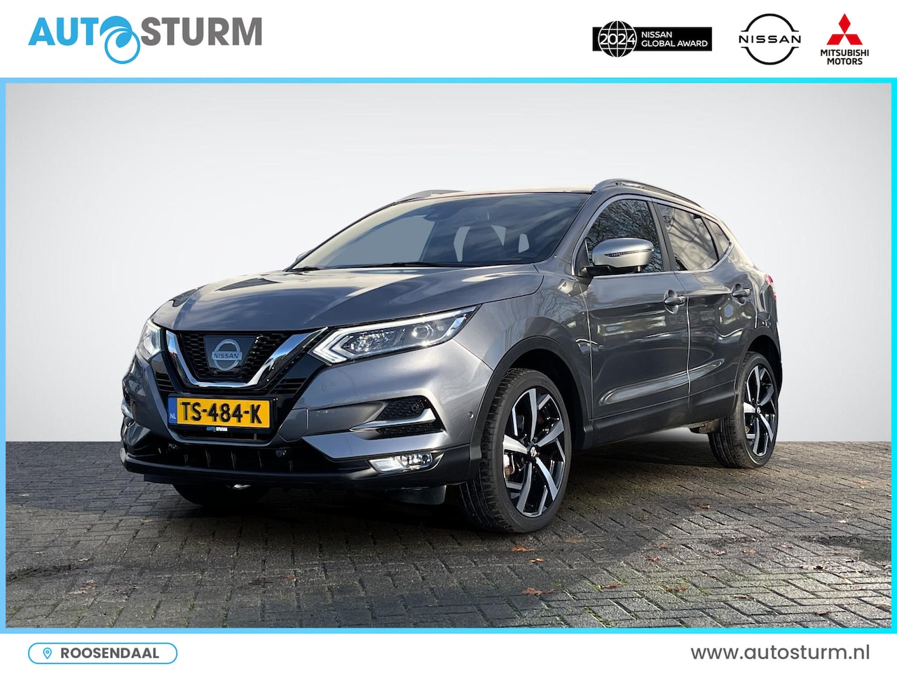 Nissan Qashqai - 1.2 Tekna + | Trekhaak | Panoramadak | Nappa Leder | BOSE Audio | Geheugenstoel | 360° Cam - AutoWereld.nl