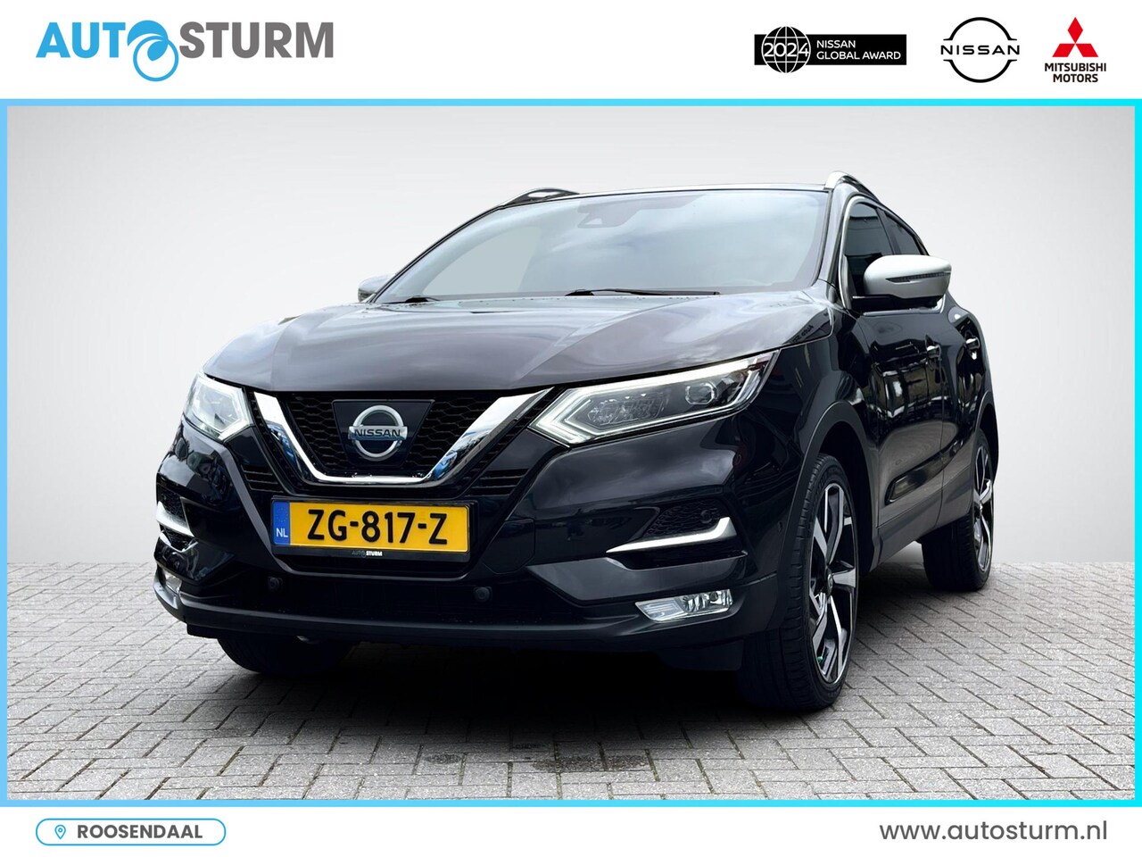 Nissan Qashqai - 1.2 Tekna + | Trekhaak | Panoramadak | Nappa Leder | BOSE Audio | Geheugenstoel | 360° Cam - AutoWereld.nl