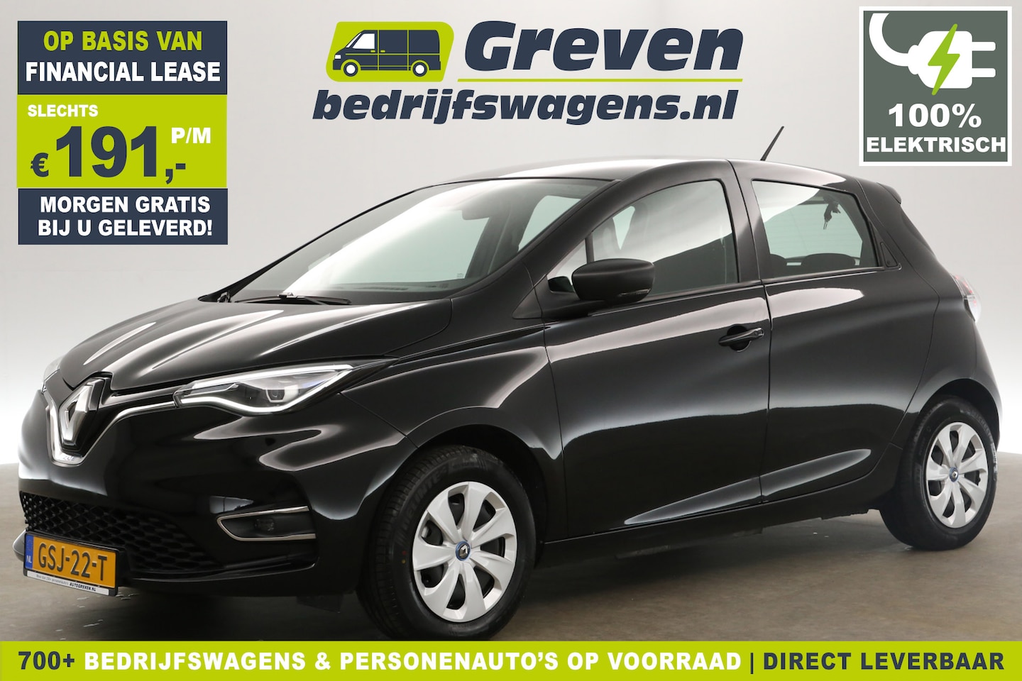 Renault Zoe - R110 Life 52 kWh | Huur Accu | Elektrisch Automaat Airco Cruise Carplay LED Keyless Virtua - AutoWereld.nl