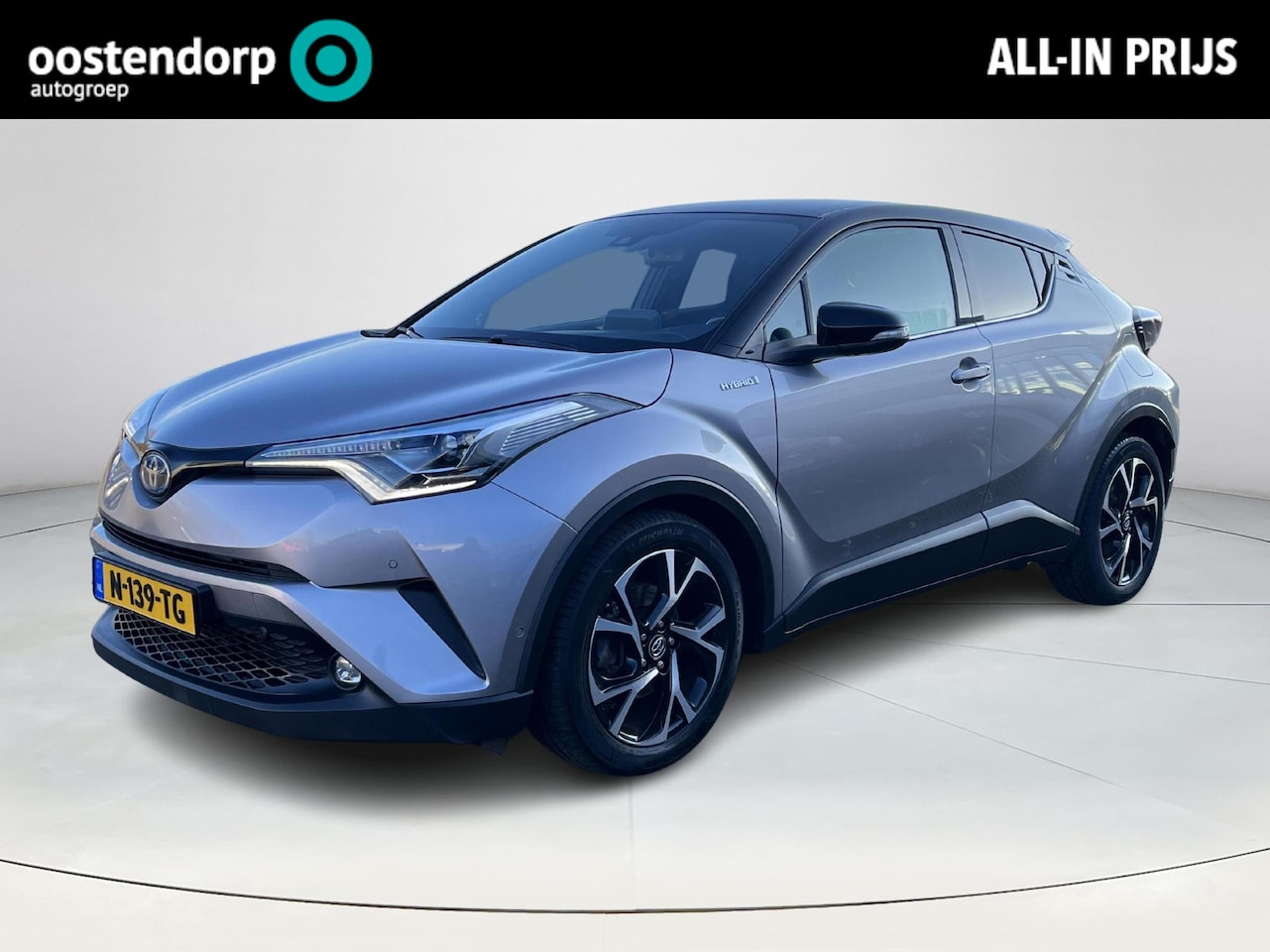 Toyota C-HR - 1.8 Hybrid Bi-Tone | Navigatie | LED koplampen | Parkeerassistent | Stoelverwarming | - AutoWereld.nl