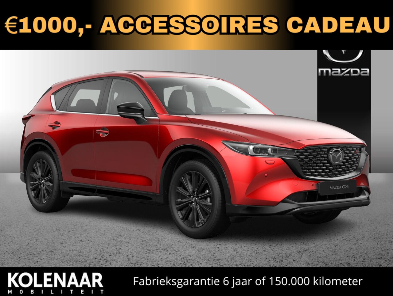 Mazda CX-5 - Automaat 2.0 e-Sky-G 165 Homura /€3000,- inruilvoordeel/€1000,- gratis accessoires!/Direct - AutoWereld.nl