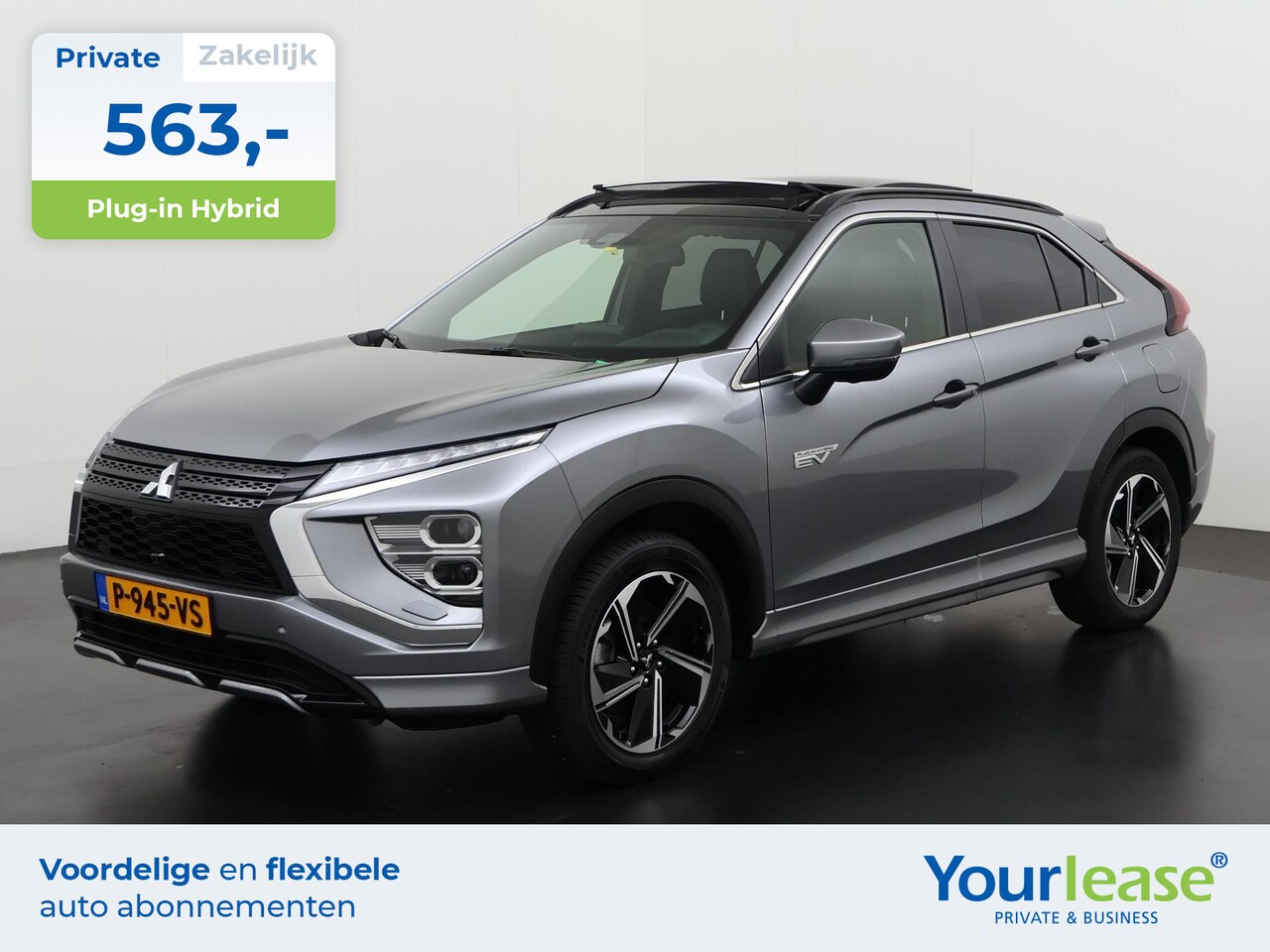 Mitsubishi Eclipse Cross - 2.4 Plug-in Instyle | All-in 563,- Private Lease | Zondag Open! - AutoWereld.nl