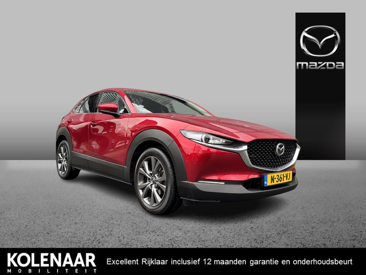 Mazda CX-30 - 2.0 e-Sky-X 186 Luxury /Dealeronderhouden/Navi/HUD/Adaptive/ECC/Keyless/Leder/CarPlay - AutoWereld.nl