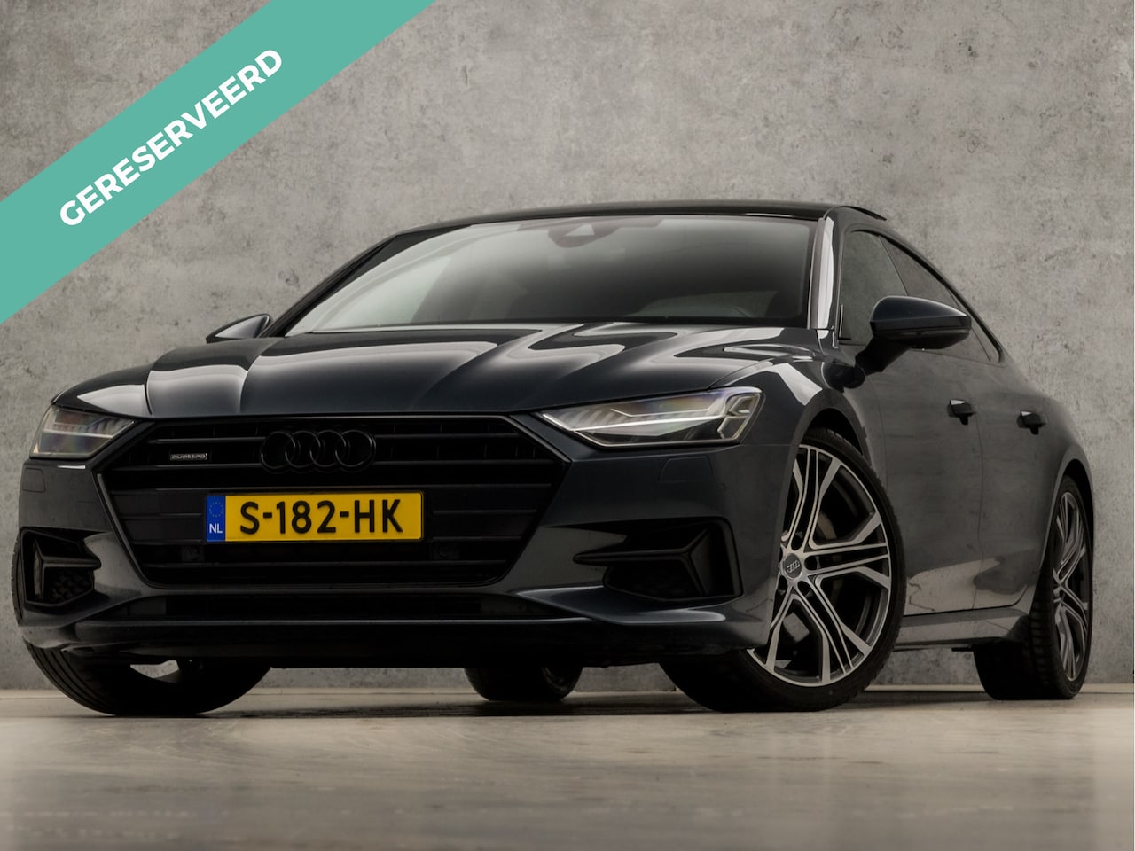 Audi A7 Sportback - 55 TFSI quattro Sport 340Pk Automaat (PANORAMADAK, SFEERVERLICHTING, APPLE CARPLAY, GROOT - AutoWereld.nl