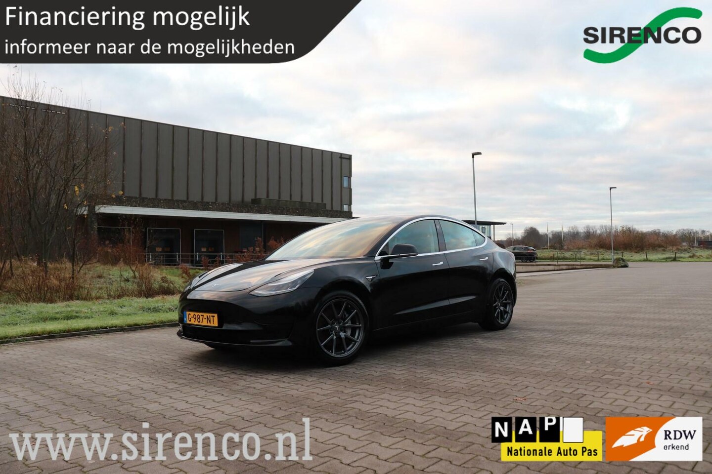 Tesla Model 3 - Standard RWD Plus 60 kWh dab autopilot panodak leder climate control stoelverwarming memor - AutoWereld.nl