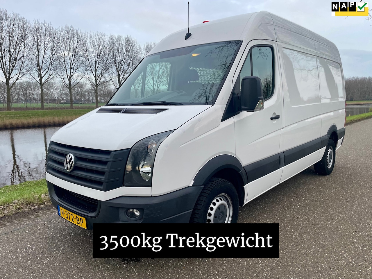 Volkswagen Crafter - 2.0 TDI EURO 6 L2H2 AIRCO STANDKACHEL OMVORMER 220V CRUISECONTROL - AutoWereld.nl