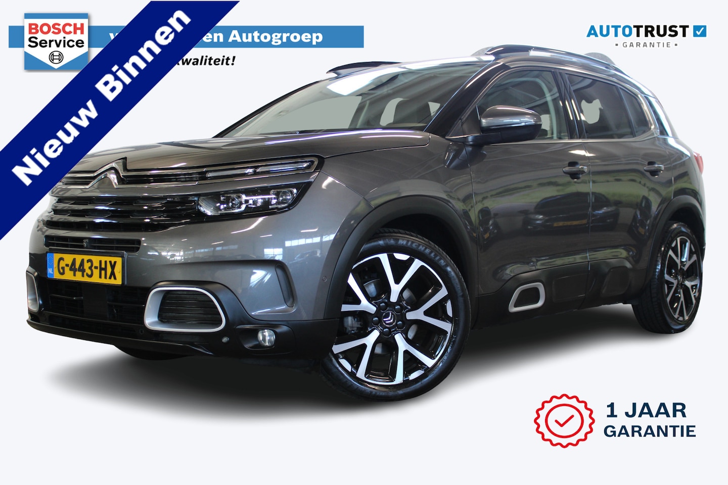 Citroën C5 Aircross - 1.6 PureTech Business Plus | Incl. 12 maanden garantie | Adaptive cruise control | Climate - AutoWereld.nl