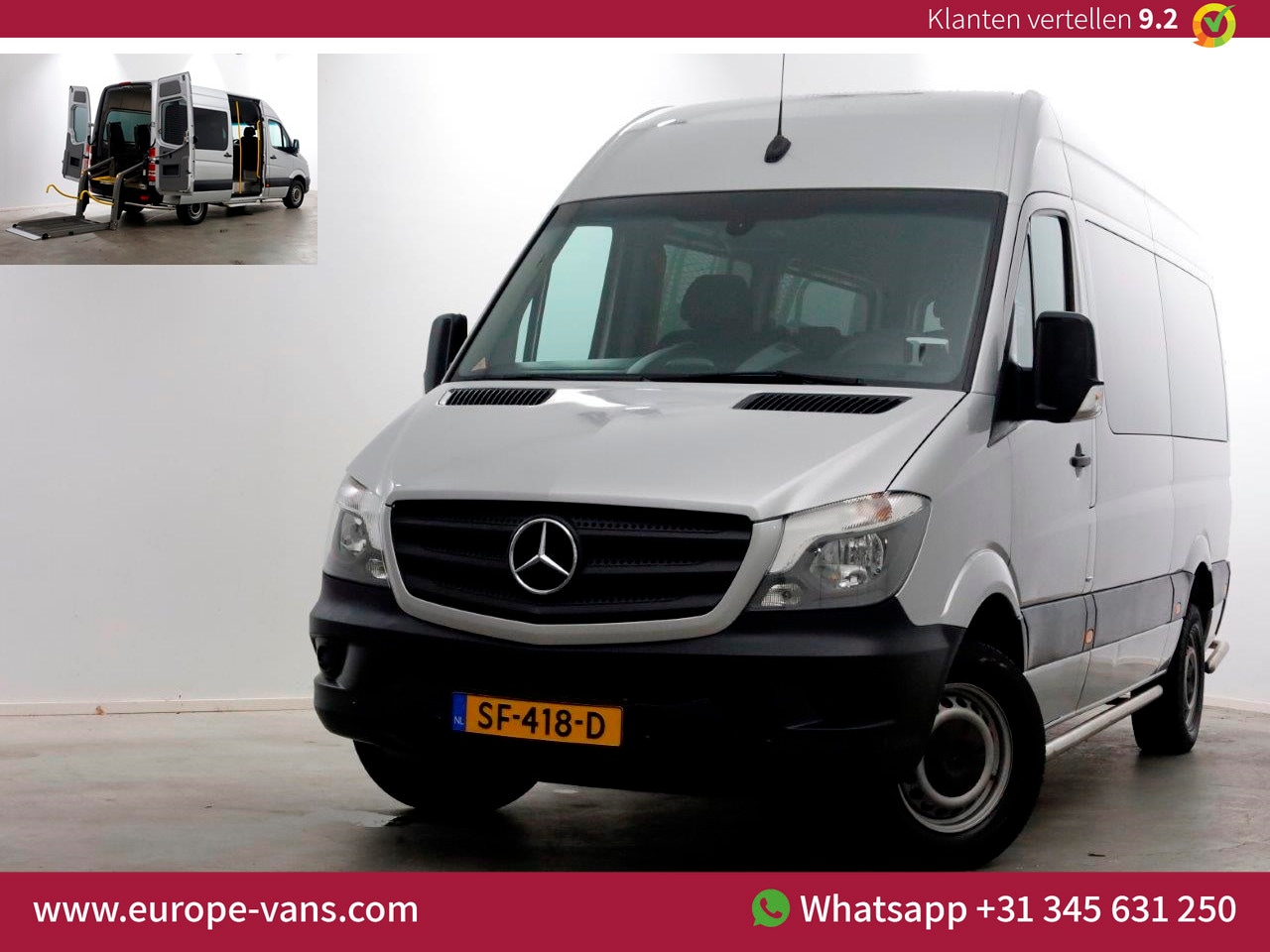 Mercedes-Benz Sprinter - 316 CDI 163pk E6 L2H2 7G Automaat Rolstoelbus 06-2018 - AutoWereld.nl