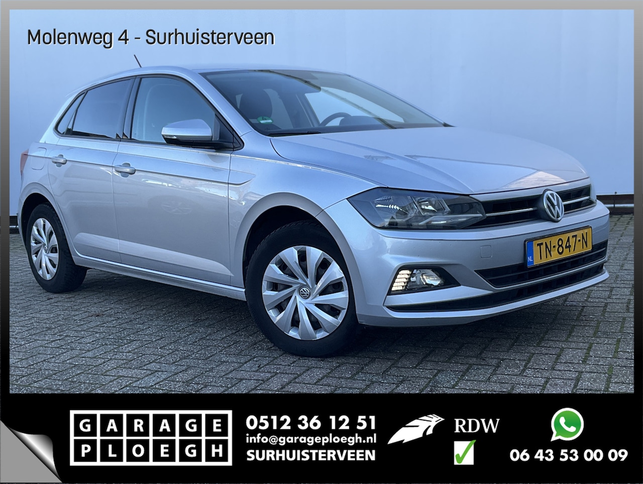 Volkswagen Polo - 1.0 TSI 5drs Navi Carplay Adaptive-Cruise Comfortline Business - AutoWereld.nl