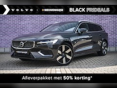 Volvo V60 - 2.0 T6 Recharge AWD Ultimate Bright Long Range | Panoramadak | Navigatie | Stoel/Stuurwiel