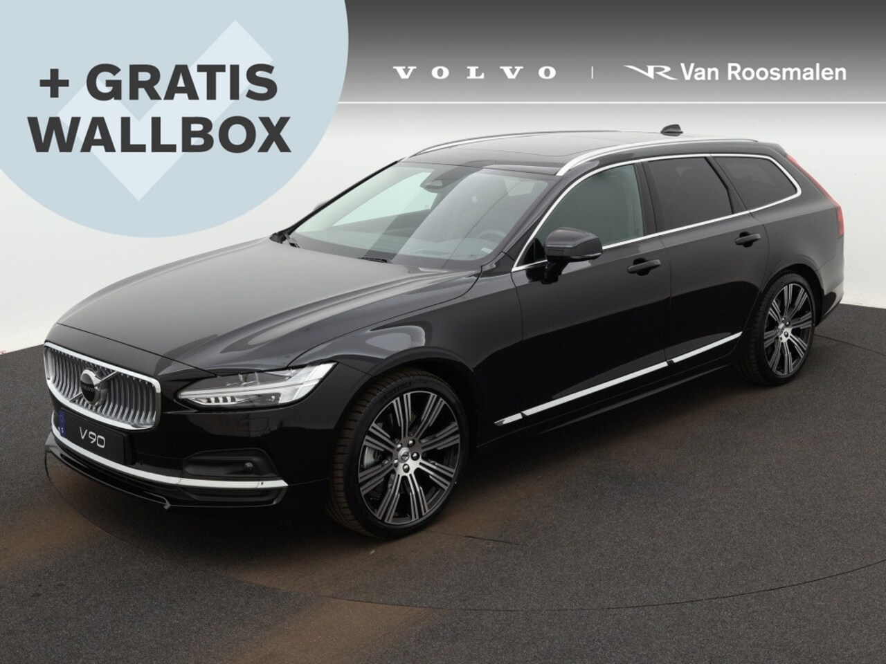 Volvo V90 - 2.0 T6 AWD Ultimate Bright | Luchtvering | Stoelventilatie | 360 - AutoWereld.nl