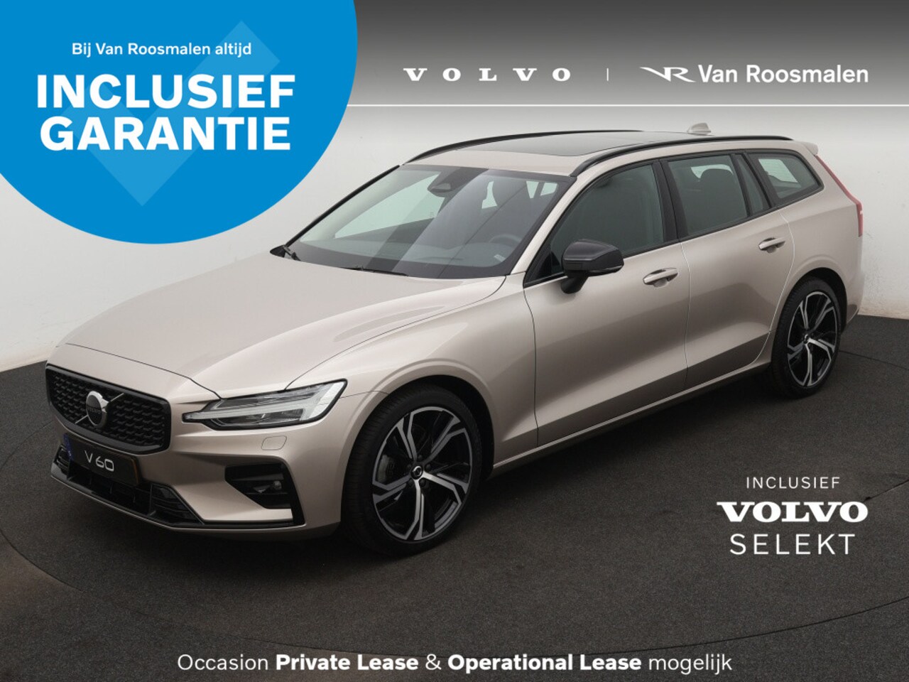 Volvo V60 - 2.0 B3 Ultimate Dark | 19 inch LM-Velgen | Panoramisch glazen da - AutoWereld.nl