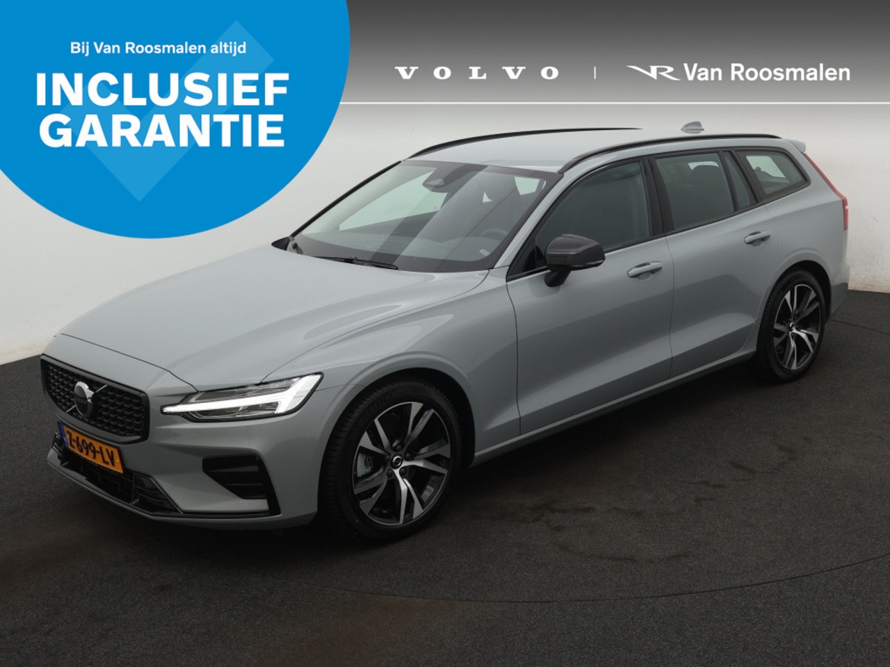 Volvo V60 - 2.0 B4 Plus Dark | Trekhaak | Blis | Lederen bekleding - AutoWereld.nl