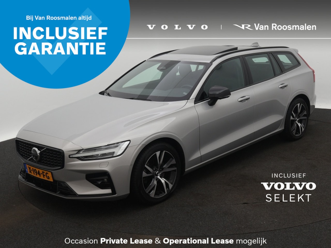 Volvo V60 - 2.0 B3 Plus Dark | Panorama dak | sportstoelen | trekhaak - AutoWereld.nl