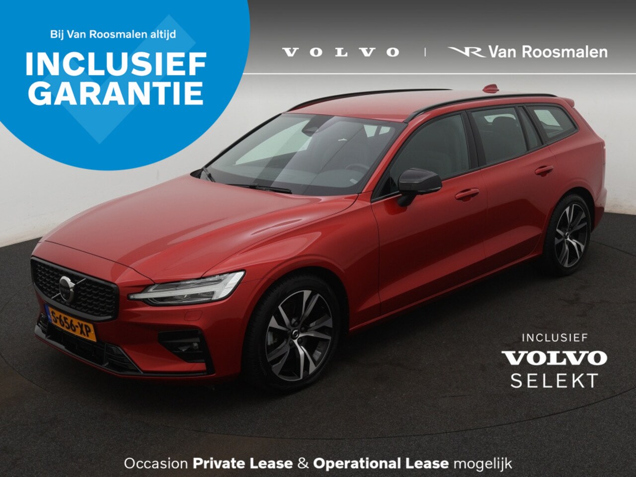 Volvo V60 - 2.0 B3 Plus Dark | Harman Kardon | sportstoelen | trekhaak - AutoWereld.nl