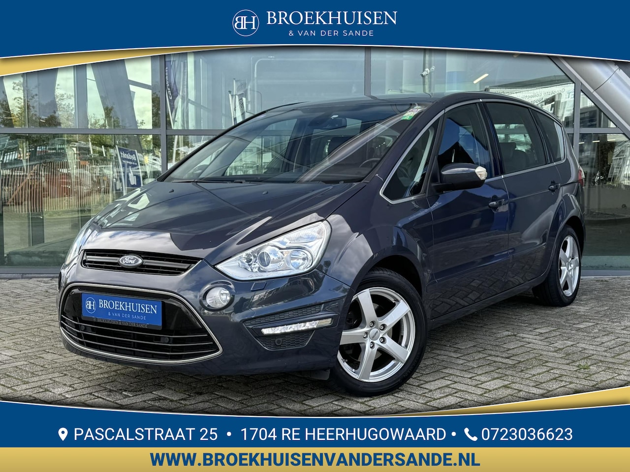 Ford S-Max - 1.6 EcoBoost Platinum 7p. 161pk Camera / Panoramadak / Trekhaak - AutoWereld.nl