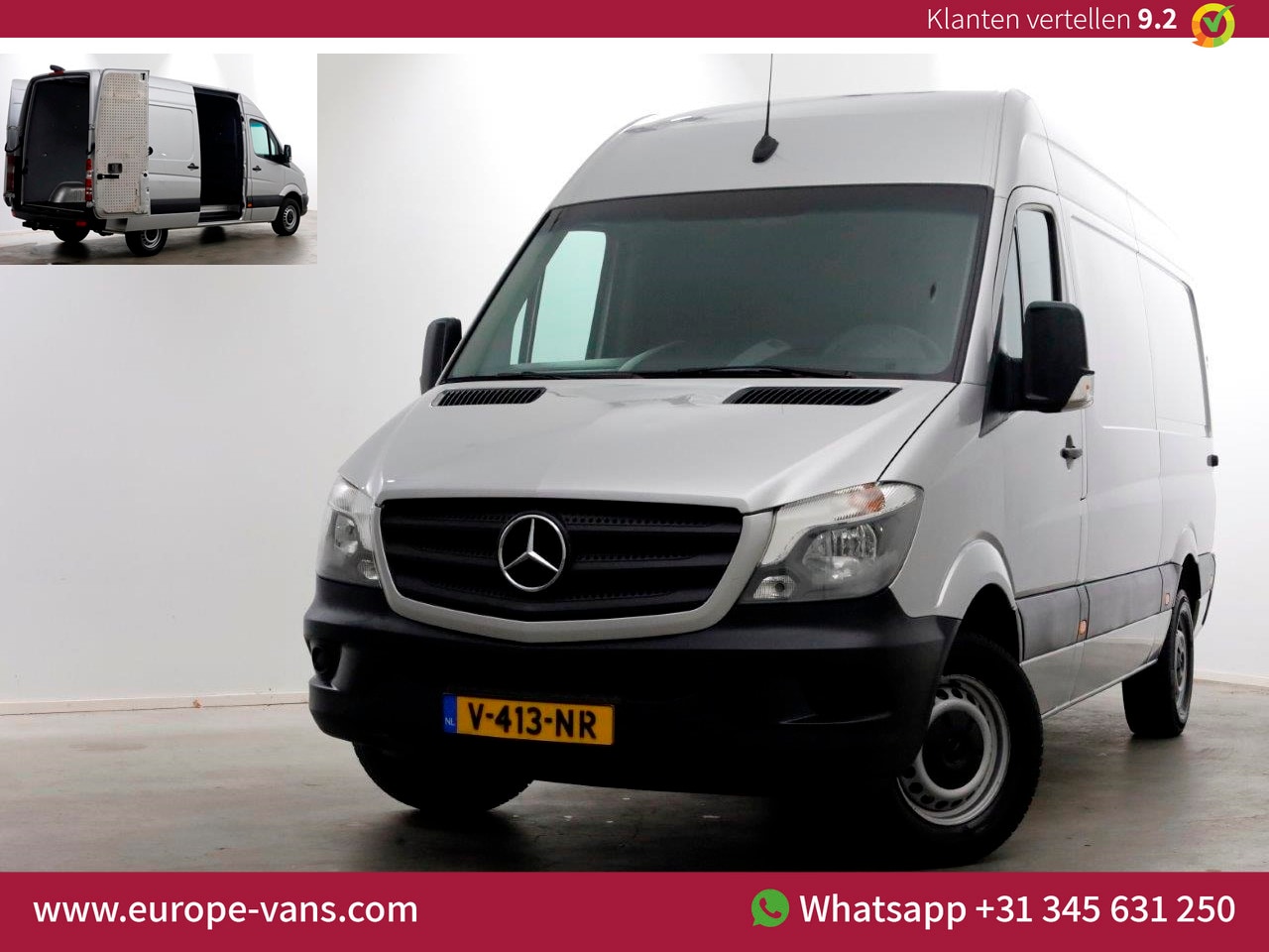 Mercedes-Benz Sprinter - 314 CDI 143pk E6 L2H2 7G Automaat Airco/Camera Trekhaak 3500kg 06-2018 - AutoWereld.nl