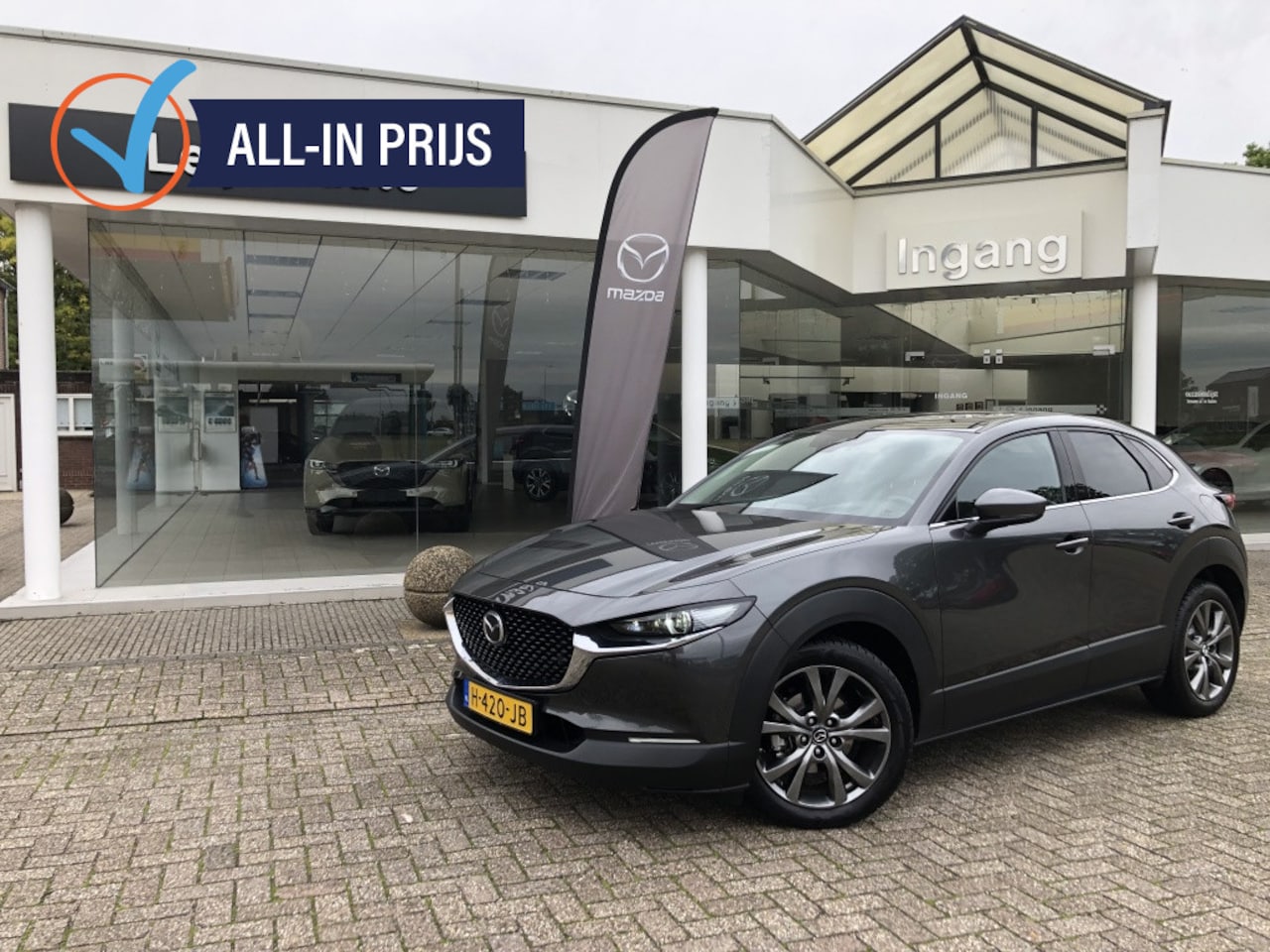 Mazda CX-30 - 2.0 SkyActiv-X Luxury 2.0 SkyActiv-X Luxury, AWD, Aut., Sunroof, Trekhaak, 360° cam - AutoWereld.nl