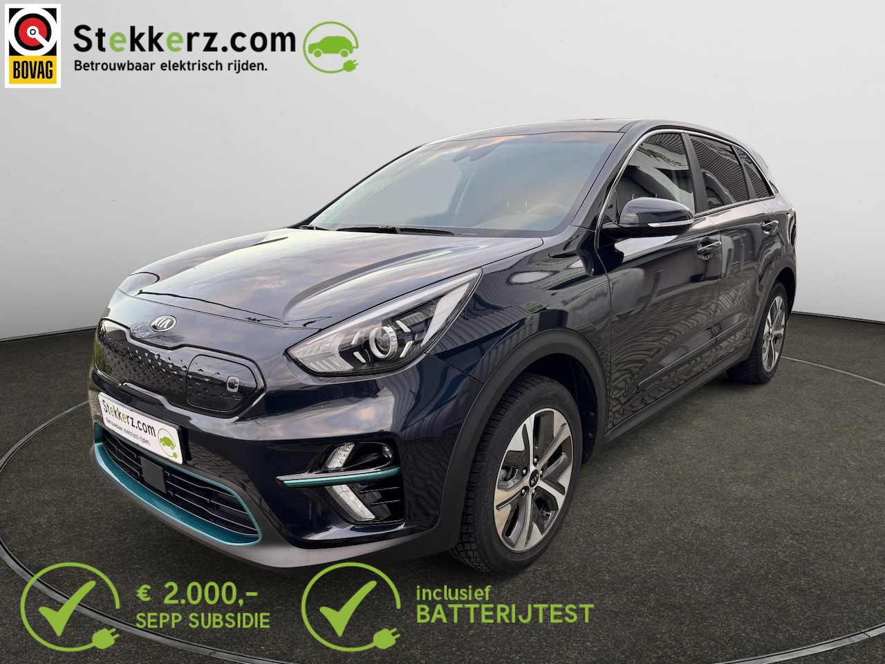 Kia e-Niro - DynamicLine 64 kWh Fabrieksgarantie, 2000,- subsidie! - AutoWereld.nl