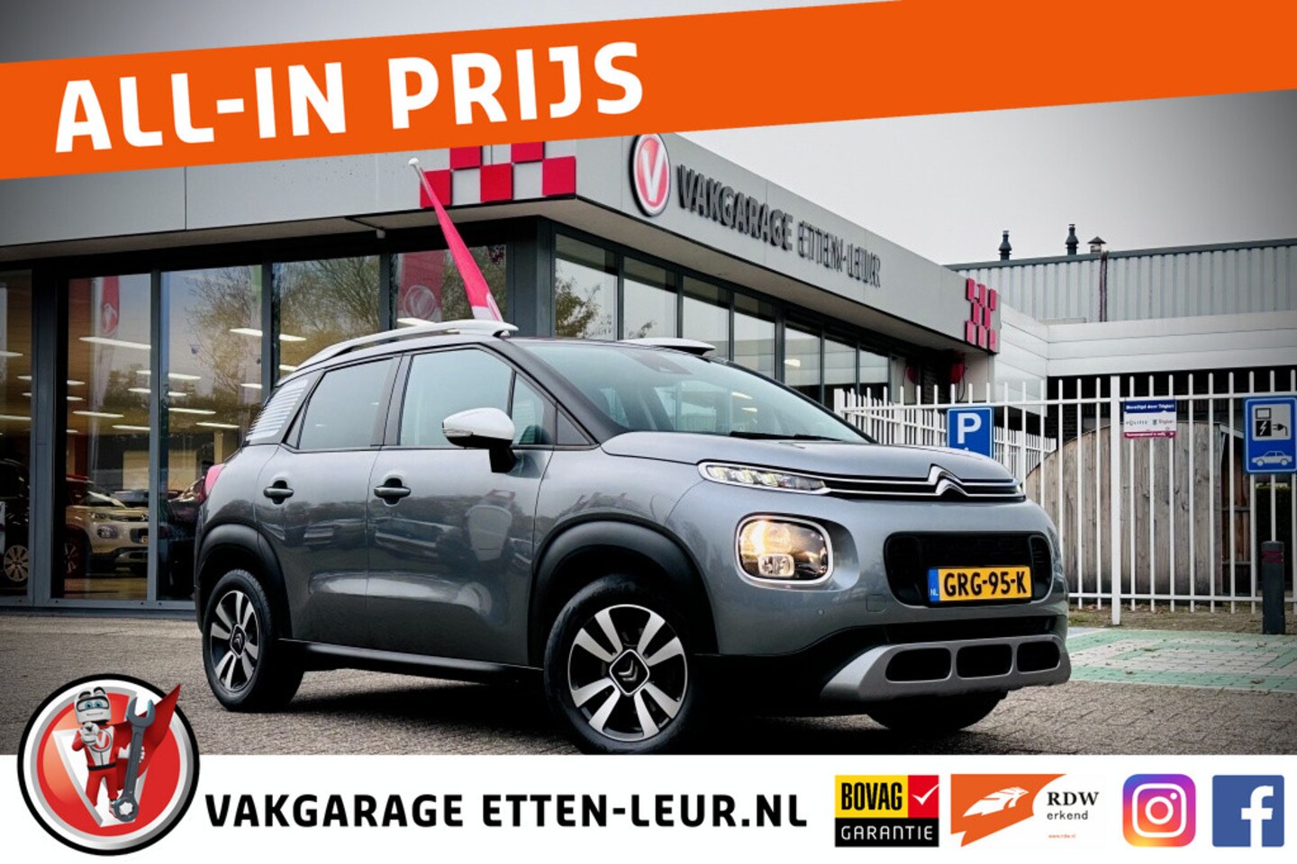 Citroën C3 Aircross - 1.2 Business / TREKHAAK / CAMERA / CLIMATE CONTROL - AutoWereld.nl