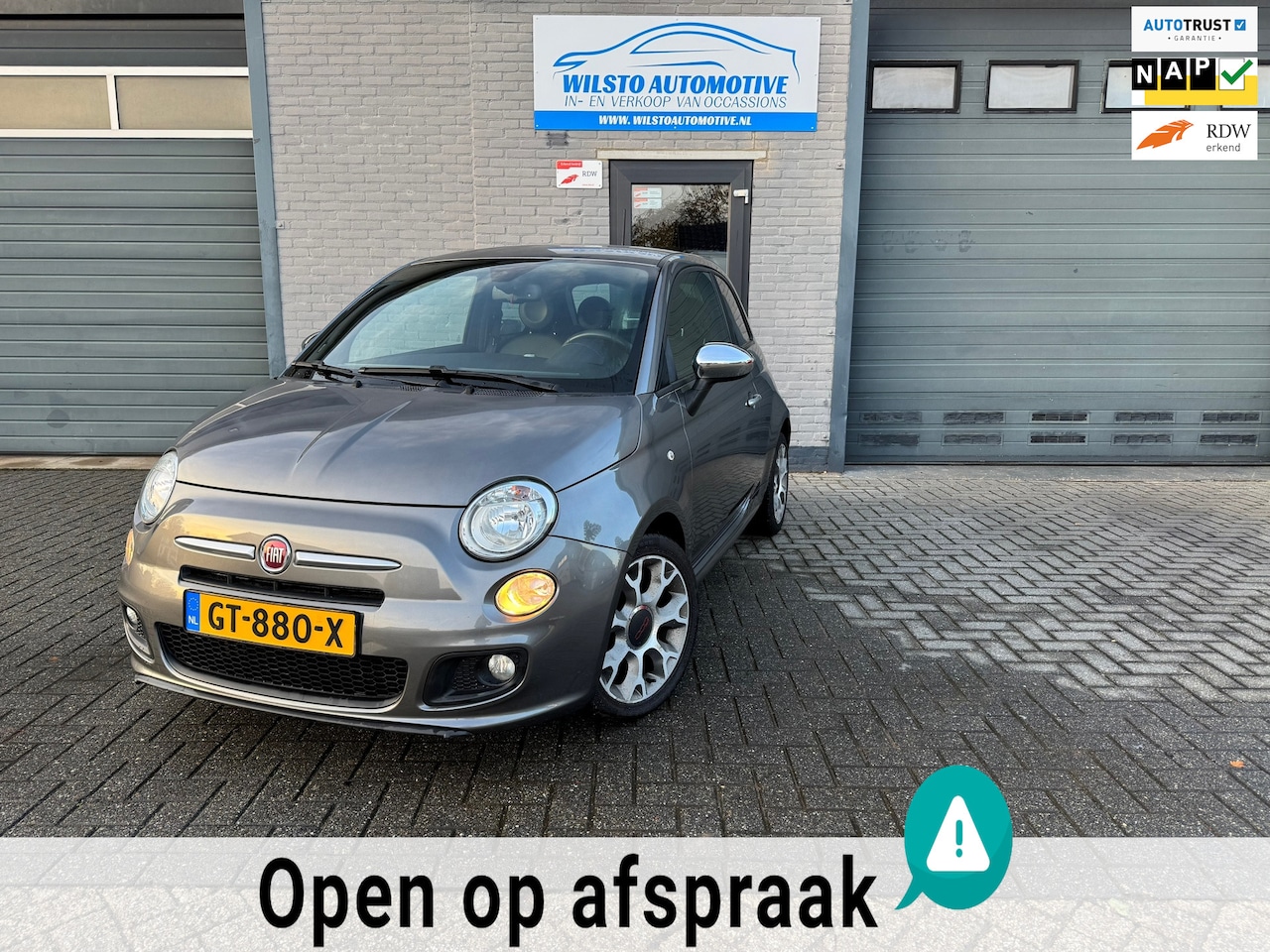 Fiat 500 - 0.9 TwinAir Turbo 500S 80pk|12 mnd Garantie|All-in prijs|Nw-Riem|Historie|NAP - AutoWereld.nl