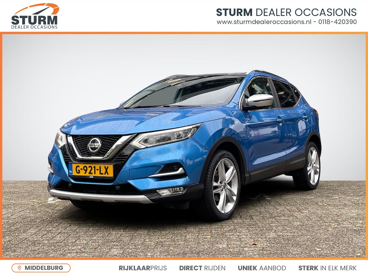 Nissan Qashqai - 1.3 DIG-T N-Motion 160pk | Panoramadak | Apple Carplay/Android Auto | LED Koplampen | 19'' - AutoWereld.nl