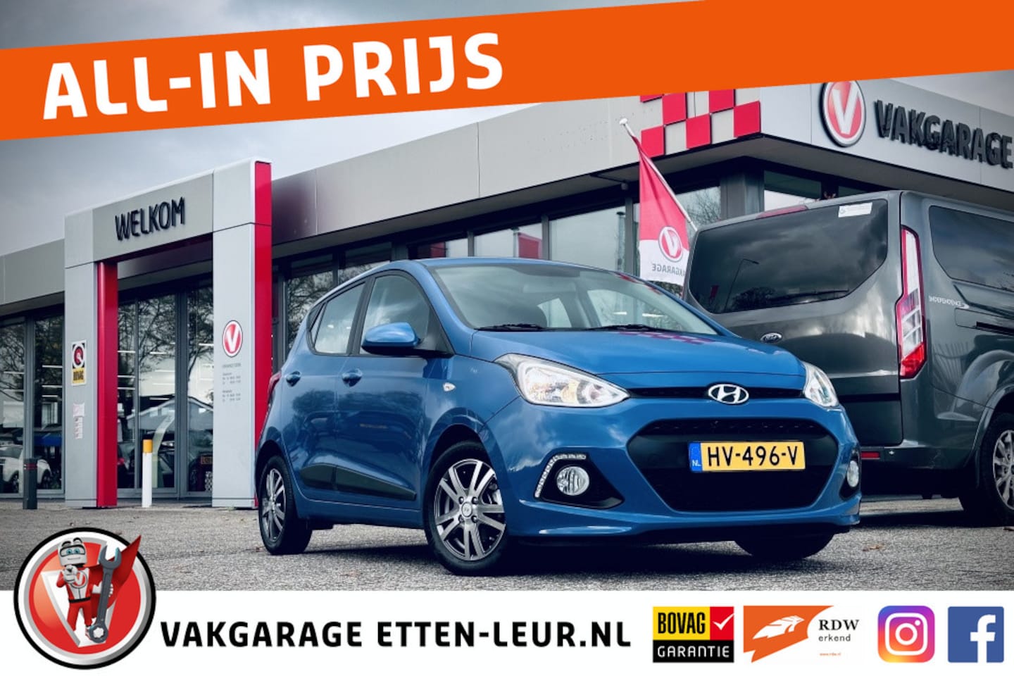 Hyundai i10 - 1.0i i-Motion Comfort + / PARKEERSENSOREN / CLIMA / CRUISE - AutoWereld.nl